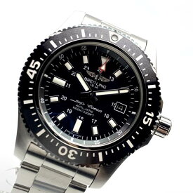 BREITLING ブライトリング 腕時計 Y1739310/BF45 スーパーオーシャン 44mm スペシャル 自動巻 黒文字盤 ステンレス SS メンズ 管理RY23004661