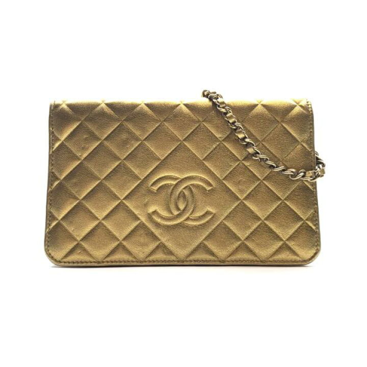 楽天市場】CHANEL シャネル ココマーク マトラッセ チェーンウォレット 