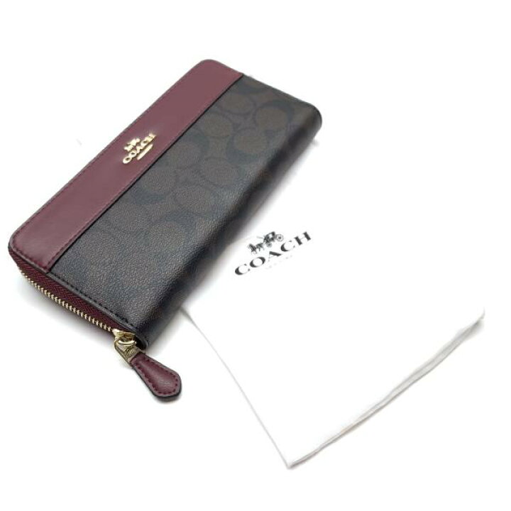 楽天市場】COACH コーチ F76873 アコーディオンジップ 長財布 ラウンド 
