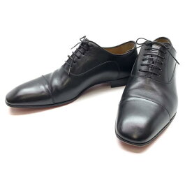 クリスチャン ルブタン 3170557 ビジネスシューズ カーフ レザー 黒 ブラック サイズ43 約28cm メンズ シューズ 革靴 管理RY24001082
