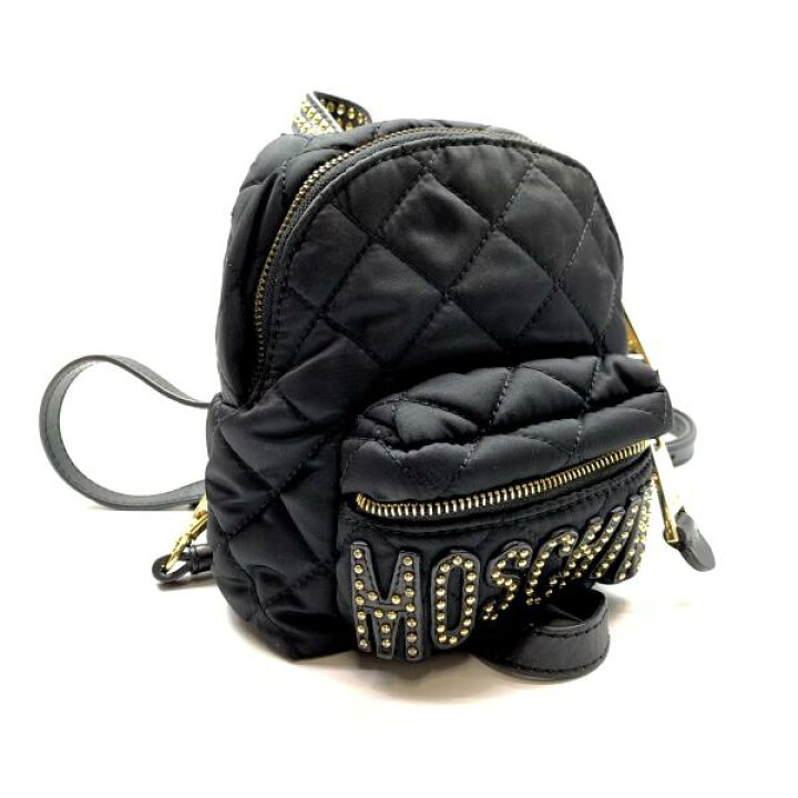楽天市場】MOSCHINO モスキーノ ナイロン キルティング スタッズ 2WAY 