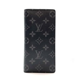 LOUIS VUITTON ルイヴィトン M61697 ポルトフォイユ ブラザ モノグラムエクリプス 長財布 二つ折り コインケース メンズ 管理RY24001128