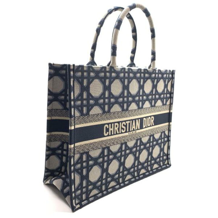楽天市場】未使用 Dior ディオール Book Tote ブックトート バッグ  