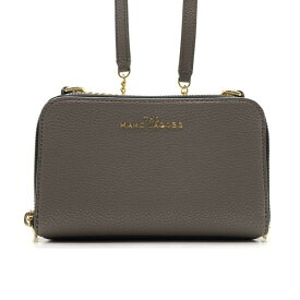 MARC JACOBS マークジェイコブス M0016454 エブリデイ ショルダーバッグ レザー グレージュ系 ファスナー ポシェット 管理RY24001370