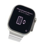 Apple Watch Ultra 49mm GPS+Cellularモデル MQFN3J/A A2684 スマートウォッチ チタニウムケース/ホワイトオーシャンバンド 管理RY24000962