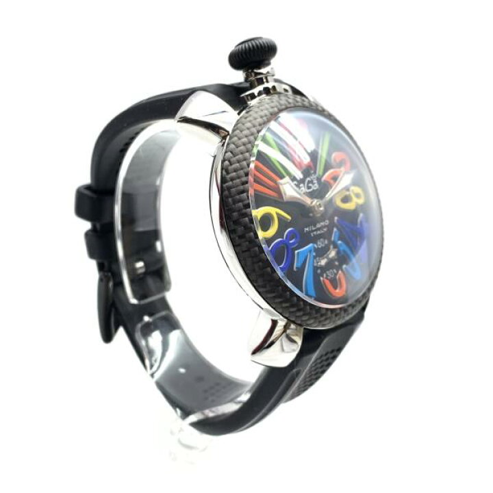 楽天市場】GaGa MILANO ガガミラノ 5015.01S マヌアーレ 48mm 手巻き 