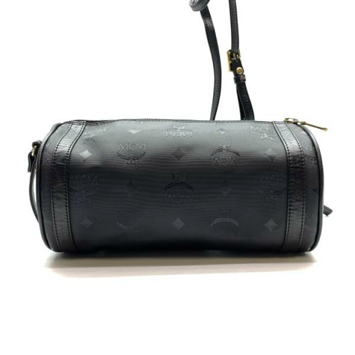 楽天市場】MCM エムシーエム ショルダーバッグ 筒型 ヴィンテージ 黒 