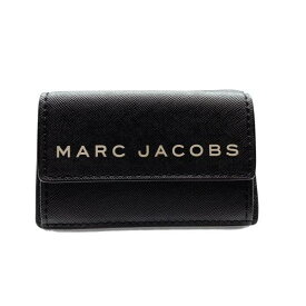 MARC JACOBS マークジェイコブス 三つ折り 財布 コンパクトウォレット 黒 ブラック 小銭入れ コインケース レディース 管理RY24001663