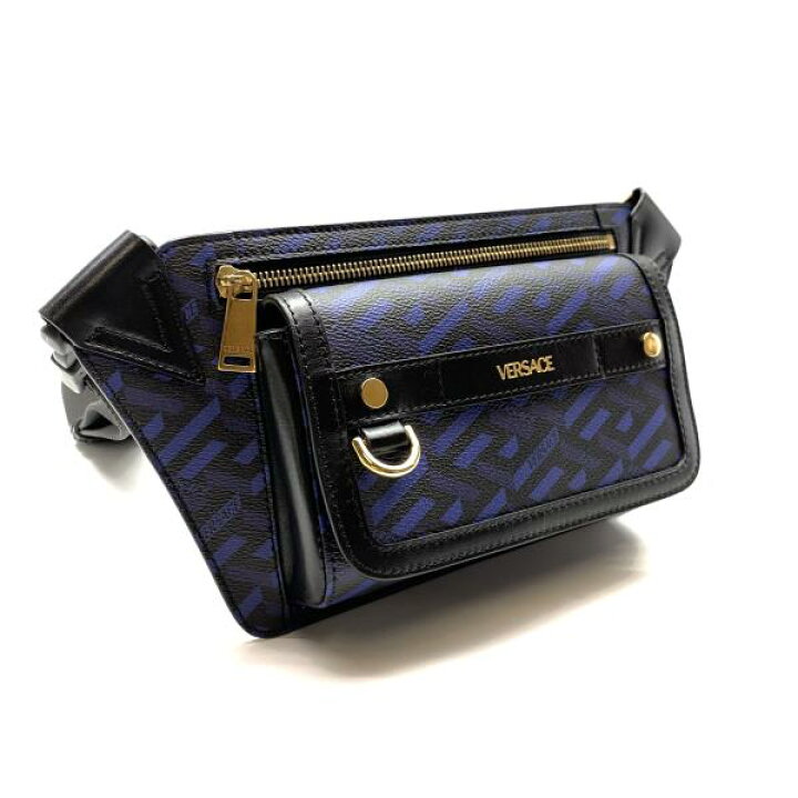 楽天市場】VERSACE ヴェルサーチ ラグレカ ベルト ボディバッグ 