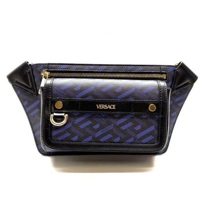 楽天市場】VERSACE ヴェルサーチ ラグレカ ベルト ボディバッグ 