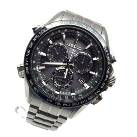SEIKO セイコー 腕時計 ASTRON アストロン 8X82-0AB0-1 GPSソーラー クロノグラフ 黒文字盤 ブラック チタン メンズ 管理RY24002004