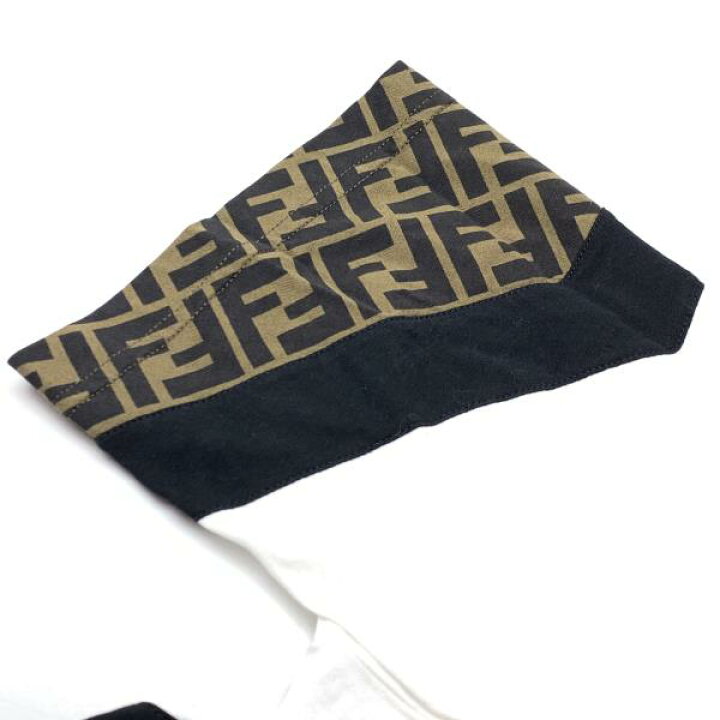 楽天市場】FENDI フェンディ FAF682 AN68 ズッカ柄 切替 Tシャツ 半袖 