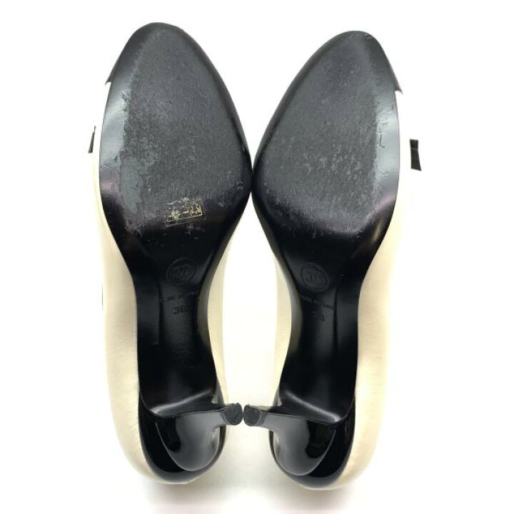 楽天市場】CHANEL シャネル パンプス サイズ38 約24cm ヒール サンダル 