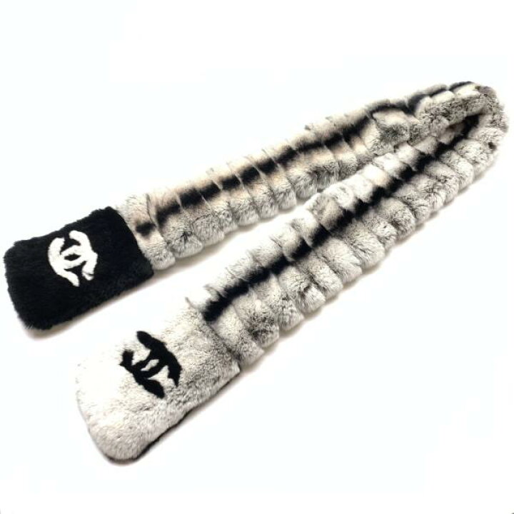 楽天市場】美品 CHANEL シャネル オリラグ ココマーク CCマーク ファー 