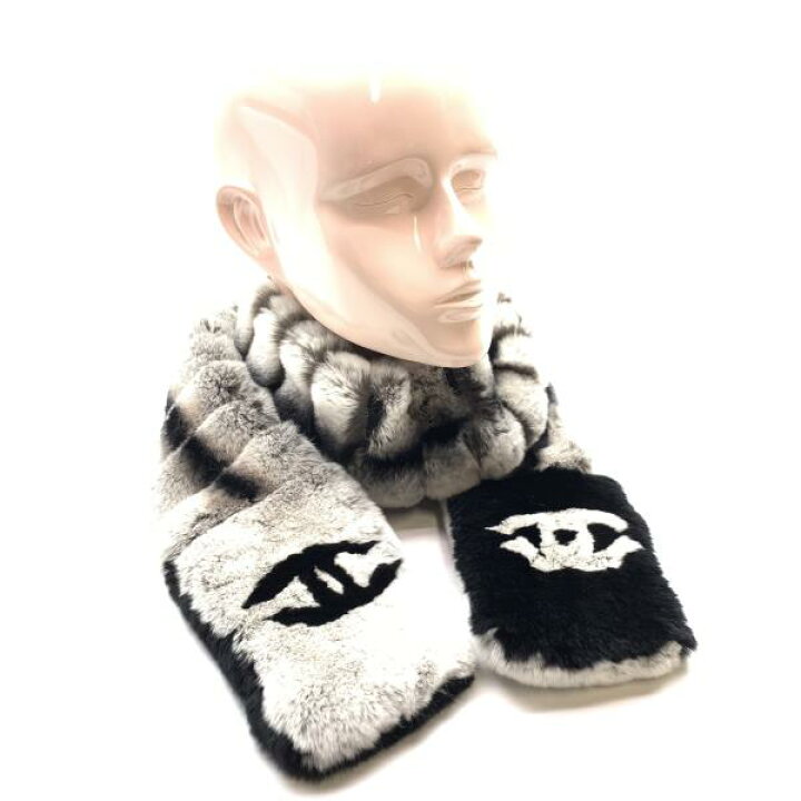 楽天市場】美品 CHANEL シャネル オリラグ ココマーク CCマーク ファー 