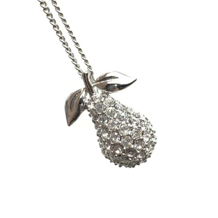 楽天市場】SWAROVSKI スワロフスキー ネックレス ペンダント 洋梨 果物 