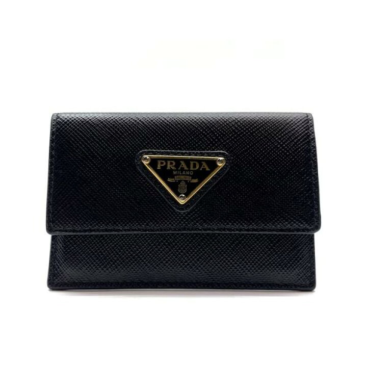 楽天市場】PRADA プラダ 2MF027 ブラック サフィアーノレザー  