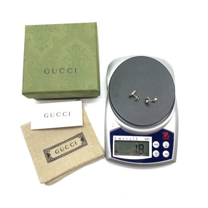 楽天市場】GUCCI グッチ 527390 ダブルG フラワー スタッズ ピアス 