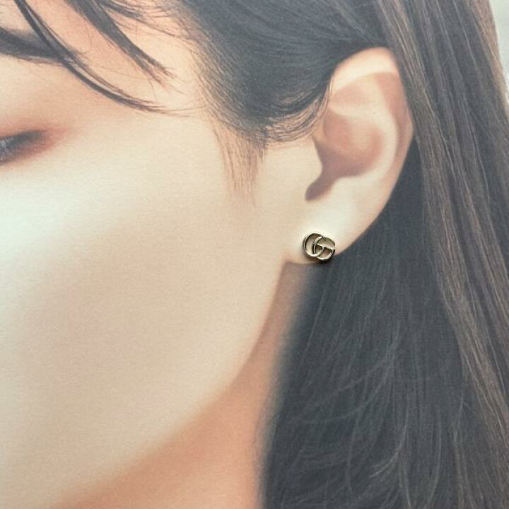 楽天市場】GUCCI グッチ 527390 ダブルG フラワー スタッズ ピアス 