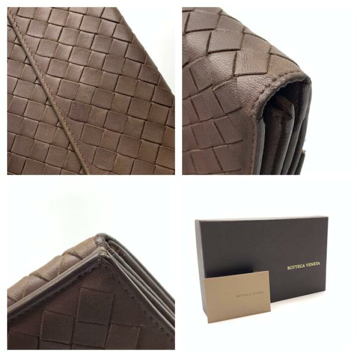 楽天市場】BOTTEGA VENETA ボッテガヴェネタ 三つ折り 長財布 Wホック 