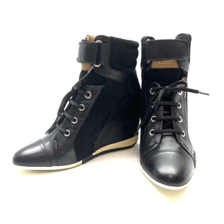 楽天市場】BALLY バリー ショートブーツ 黒 ブラック サイズ6 約23.5cm 