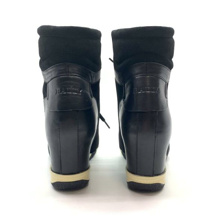 楽天市場】BALLY バリー ショートブーツ 黒 ブラック サイズ6 約23.5cm 
