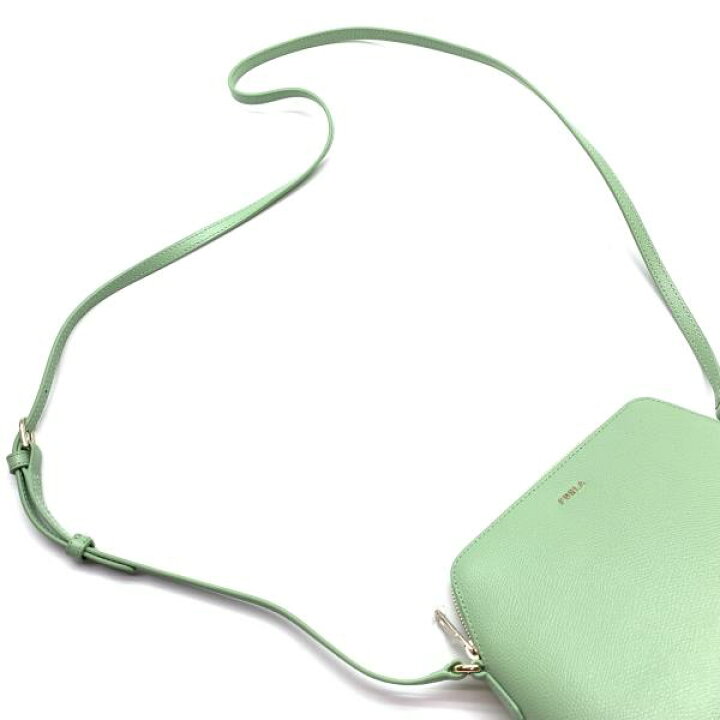 楽天市場】ほぼ未使用 FURLA フルラ ショルダーバッグ グリーン 黄緑 
