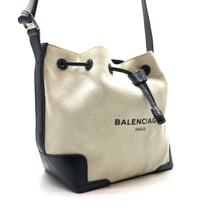 楽天市場】BALENCIAGA バレンシアガ 409000 ネイビーバケット