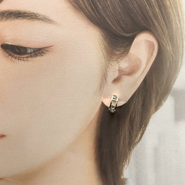 楽天市場】TIFFANY ティファニー ピアス アトラス フープ シルバー 925 