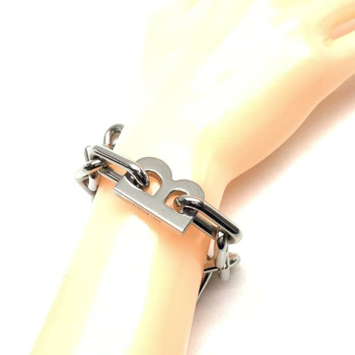 楽天市場】BALENCIAGA バレンシアガ B Chain スリム ブレスレット S 