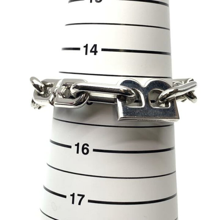 楽天市場】BALENCIAGA バレンシアガ B Chain スリム ブレスレット S 