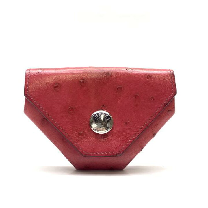 HERMES エルメス ルヴァンキャトル コインケース レッド レディース 