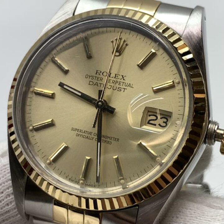 楽天市場】ROLEX ロレックス 腕時計 16013 デイトジャスト コンビ 