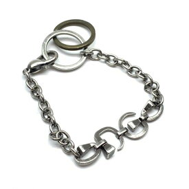 D＆G ドルチェ＆ガッバーナ ドルガバ キーリング キーホルダー キーチェーン シルバーカラー ロゴデザイン メンズ 管理RY25003100