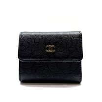 楽天市場】カメリア シャネル（形状（財布）三つ折り財布 