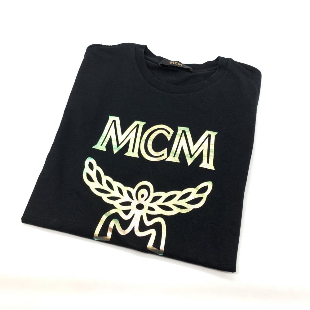 楽天市場】MCM エムシーエム メンズファッション Tシャツ 黒 ブラック