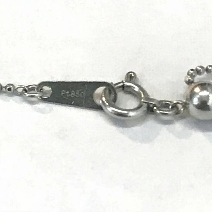 楽天市場】美品 H.L アッシュエル Pt900 Pt850 プラチナネックレス 