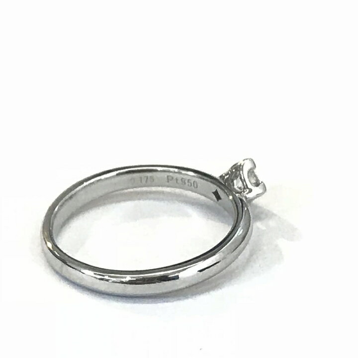 楽天市場】PT950 プラチナ/ ダイヤモンドリング 指輪 D0.175ct 中古 美 