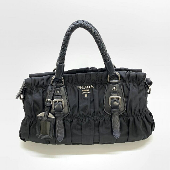 楽天市場】PRADA プラダ BN1407 ナイロン ハンドバッグ テスート 