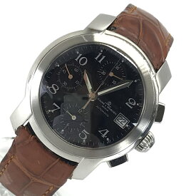 BAUME&MERCIER ボーム＆メルシエ MV045216 ケープランド メンズ 腕時計 自動巻き 黒文字盤 クロノグラフ アラビア デイト 管理YK26712