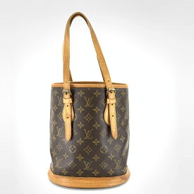 LOUIS VUITTON ルイヴィトン M42238 プチ バケット モノグラム ショルダー トートバッグ レディース ハンドバッグ 管理YI30635