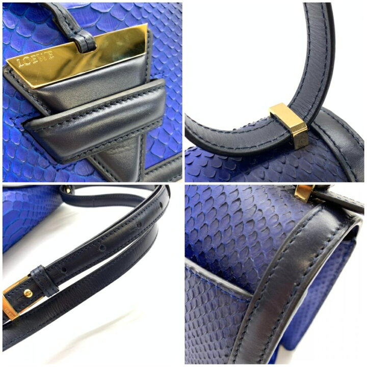 楽天市場】LOEWE ロエベ バルセロナ パイソン ショルダーバッグ 