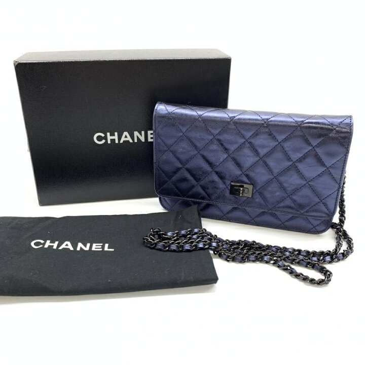 楽天市場】CHANEL シャネル 2.55 チェーンウォレット チェーン  