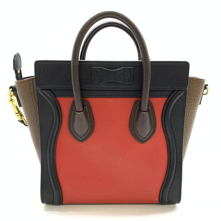 楽天市場】CELINE セリーヌ ラゲージ ナノショッパー 2WAYショルダー  
