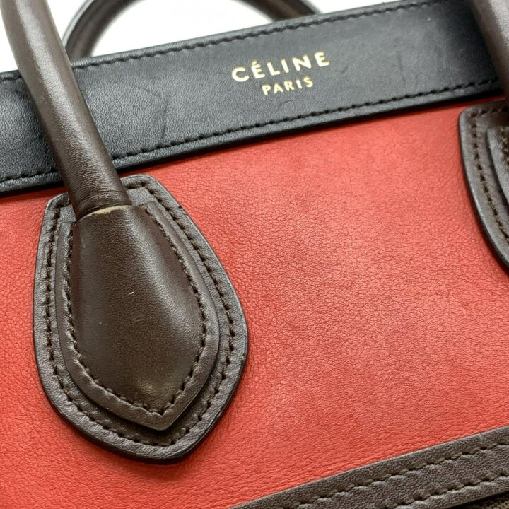 楽天市場】CELINE セリーヌ ラゲージ ナノショッパー 2WAYショルダー 