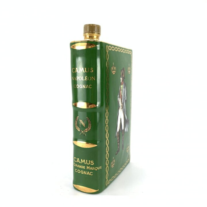 楽天市場】CAMUS カミュ ナポレオンブック 700ml 40% 緑 コニャック 