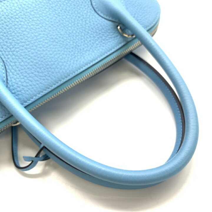 楽天市場】HERMES エルメス ボリード31 トリヨンクレマンス ブルーデュ 