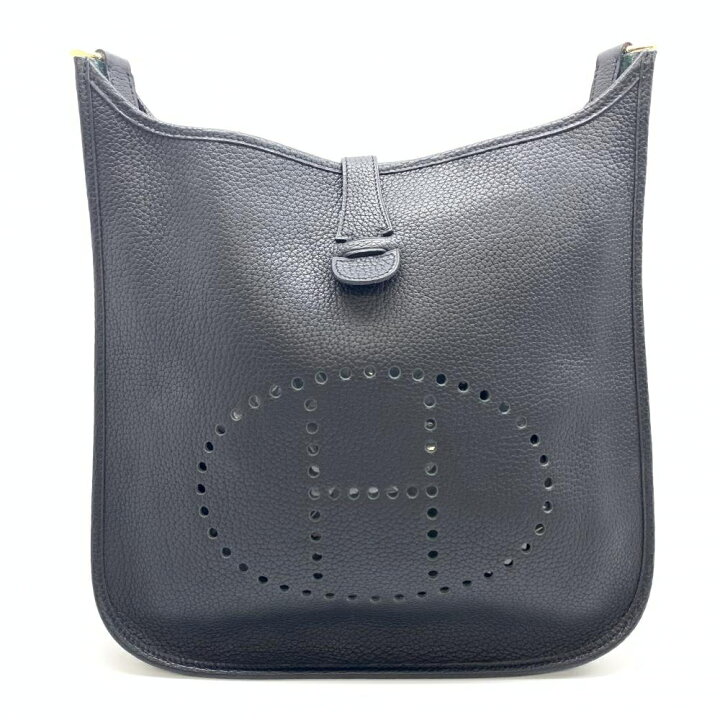 楽天市場】HERMES エルメス エブリン2 GM ショルダーバッグ ブラック 