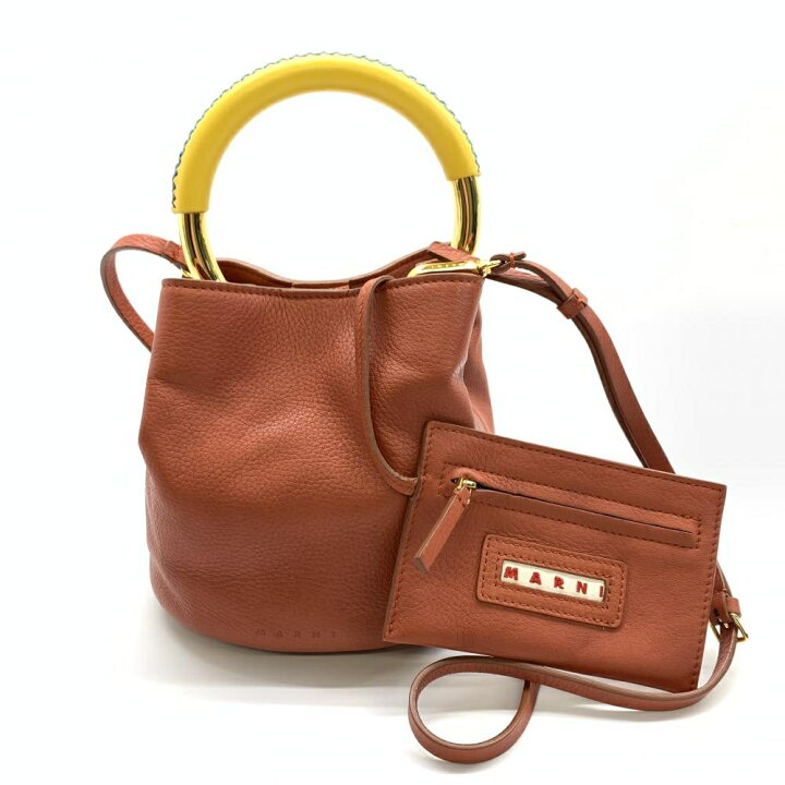 楽天市場】MARNI マルニSCMPU09T19 パニエ 2WAYショルダーバッグ 