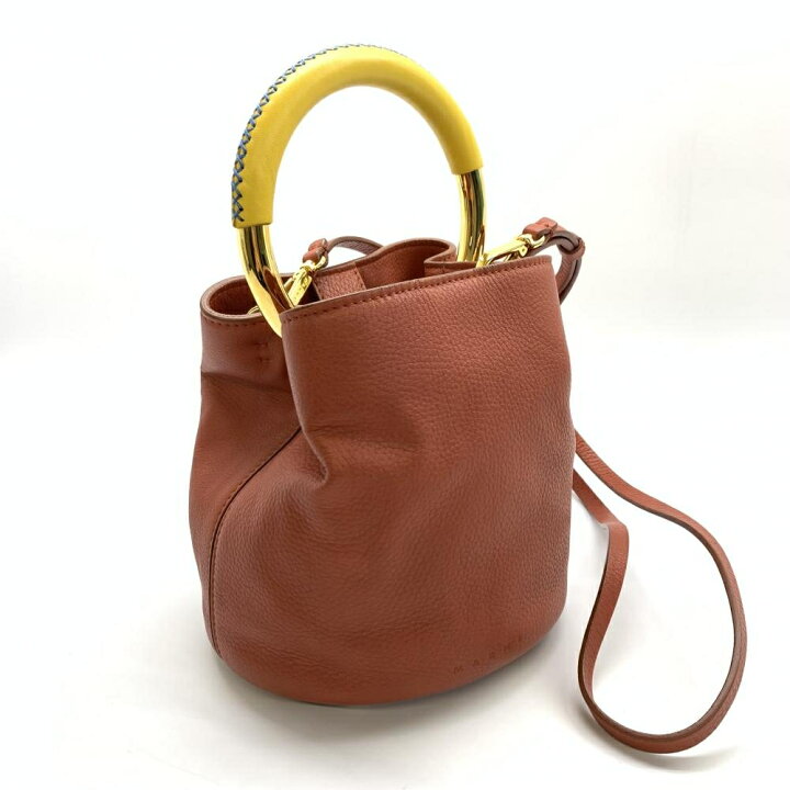 楽天市場】MARNI マルニSCMPU09T19 パニエ 2WAYショルダーバッグ 
